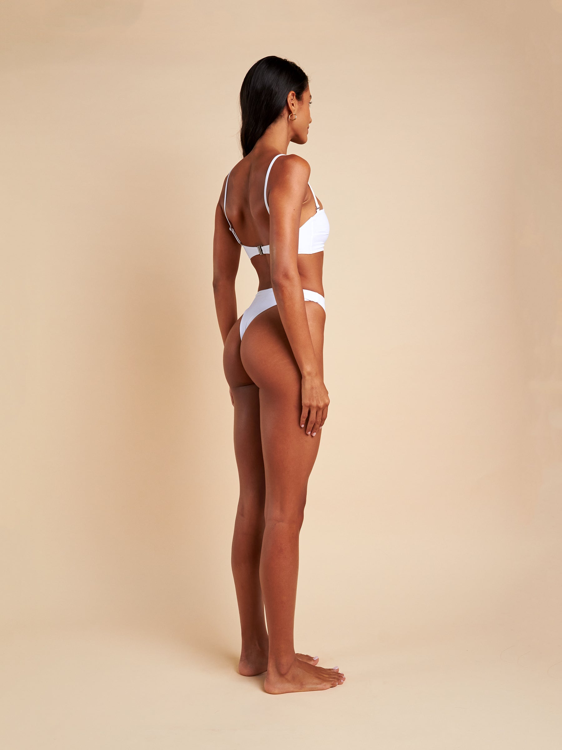 The Alexis "Allure" Bikini Bottom in Cloud Nine