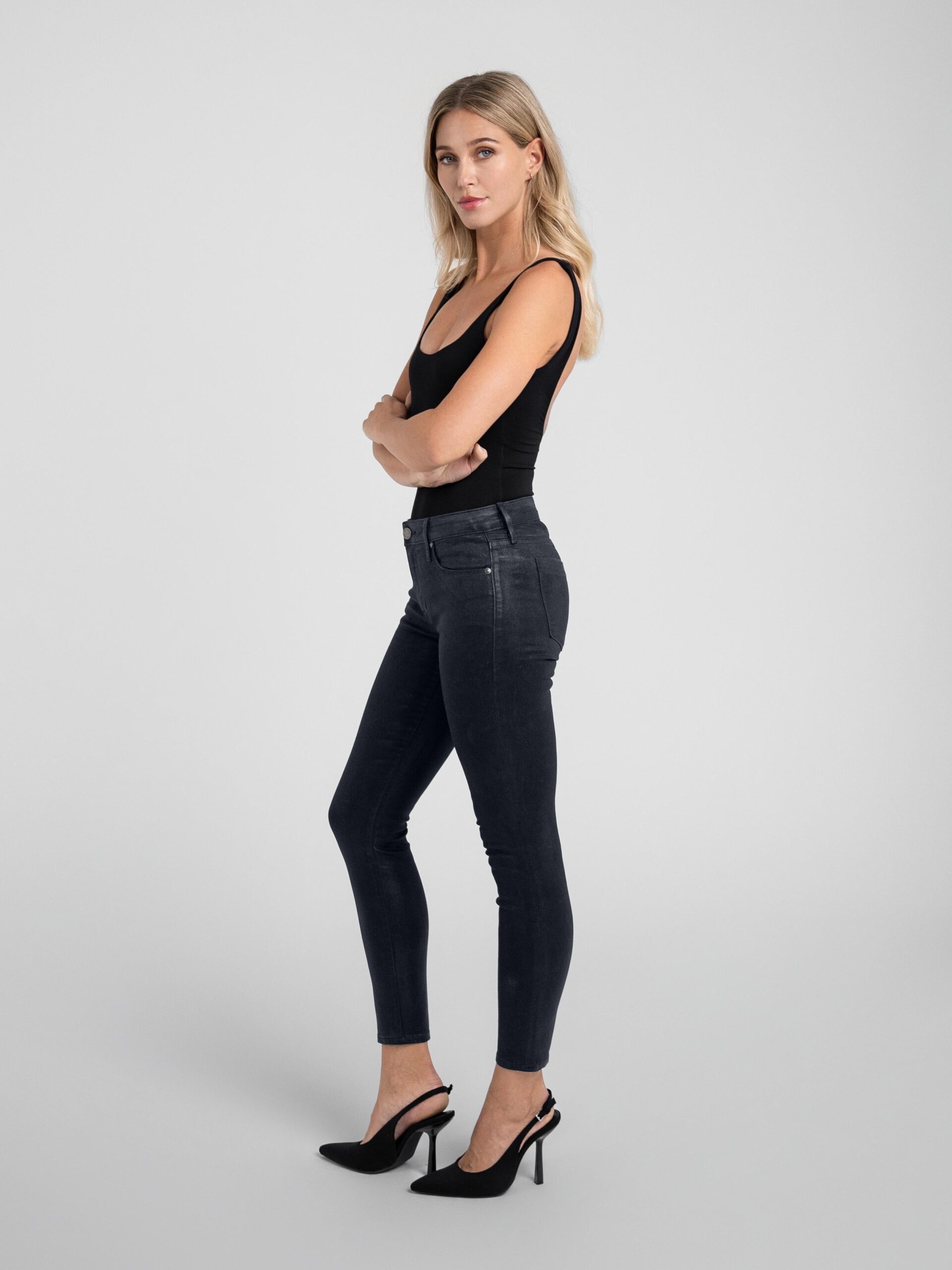 Bowery Skinny in Slick Indigo
