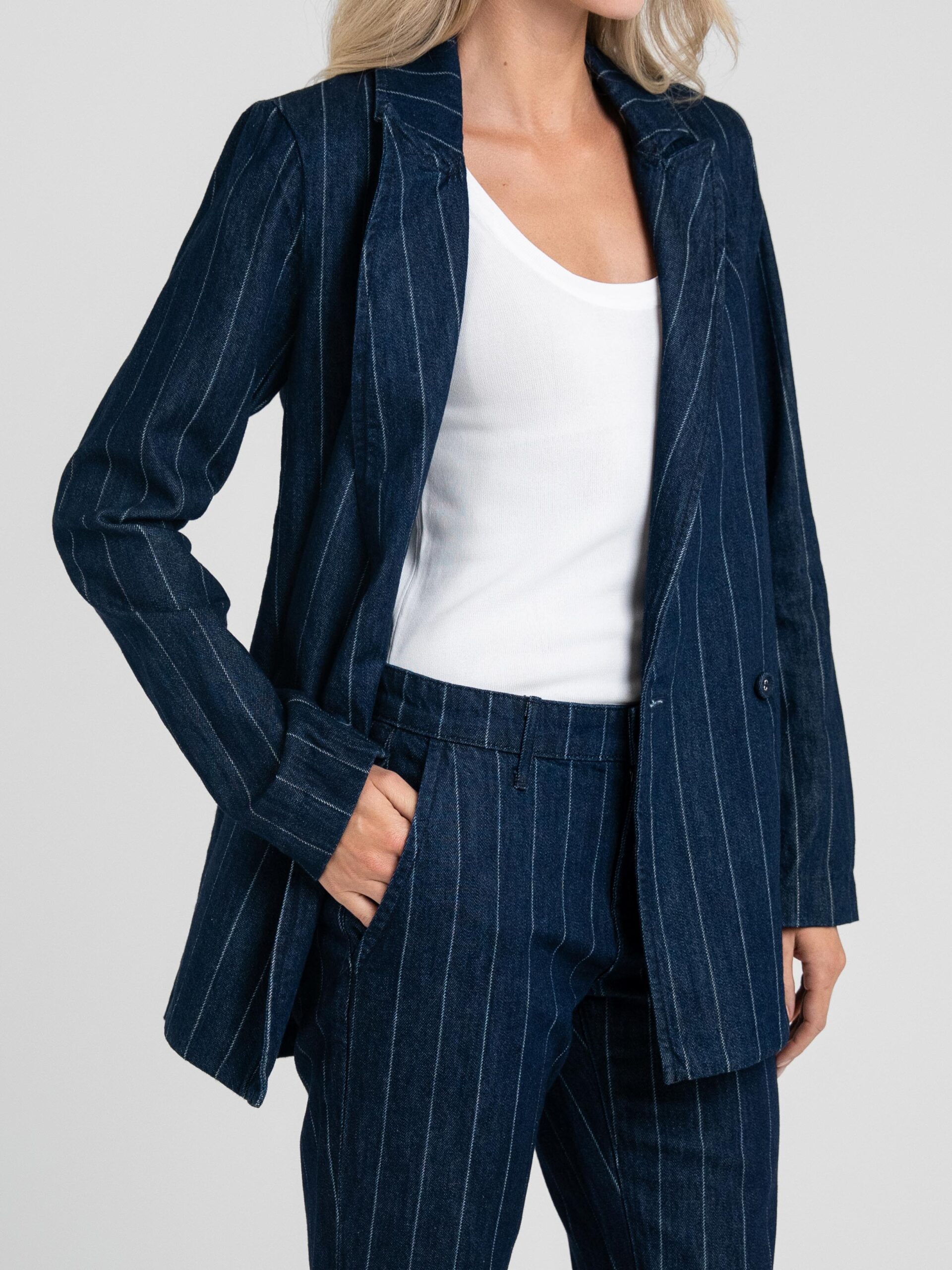 Phoebe Blazer Pinstripe