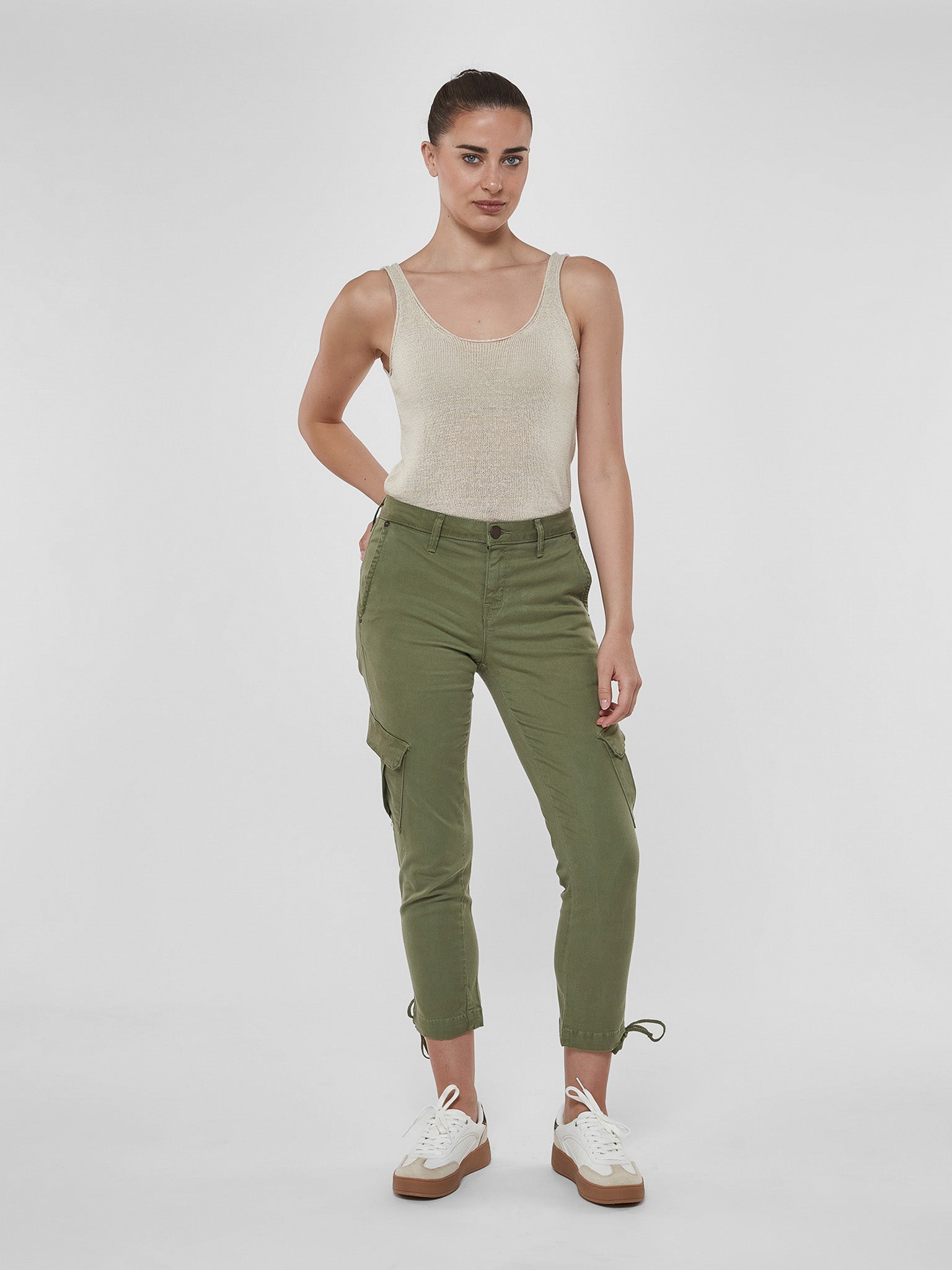 Chloe Cargo in Aloe