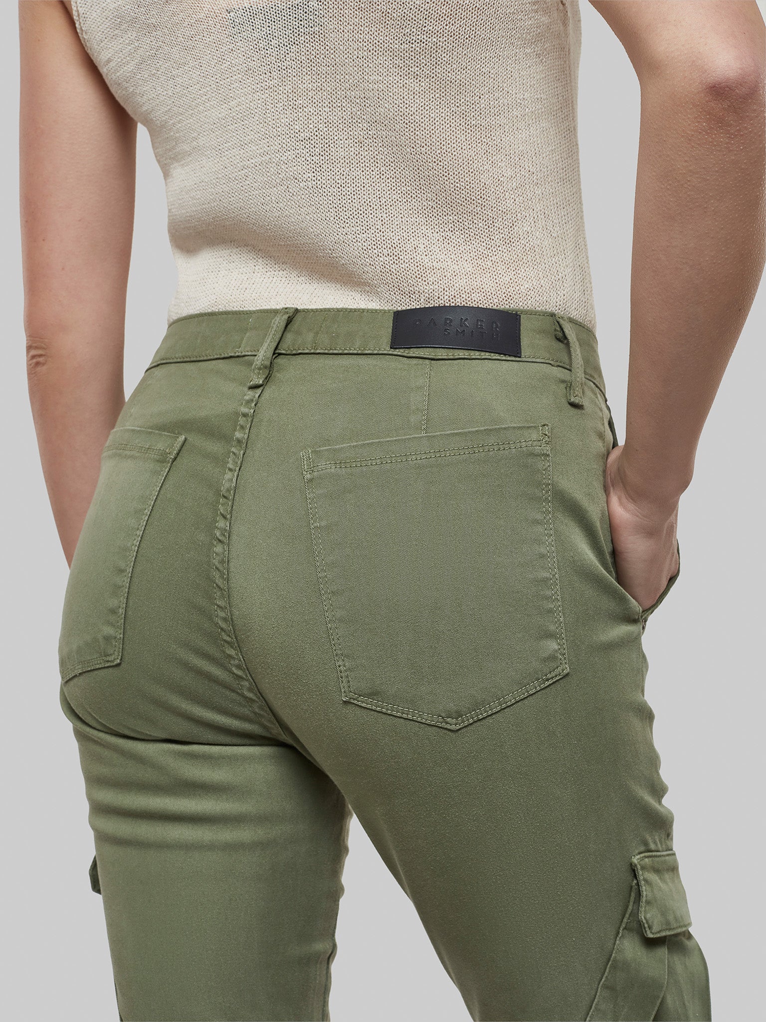 Chloe Cargo in Aloe